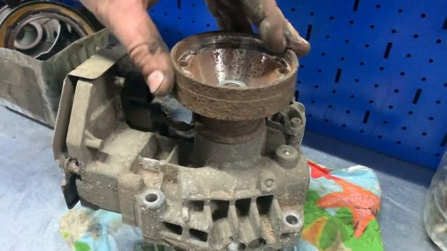 Ремонт муфты Халдекс и замена редуктора на Volvo s80 T6. смотреть онлайн