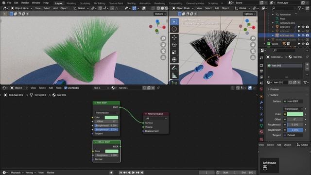 【Blender：シェーダー講座】第9回：Hair BSDF смотреть онлайн
