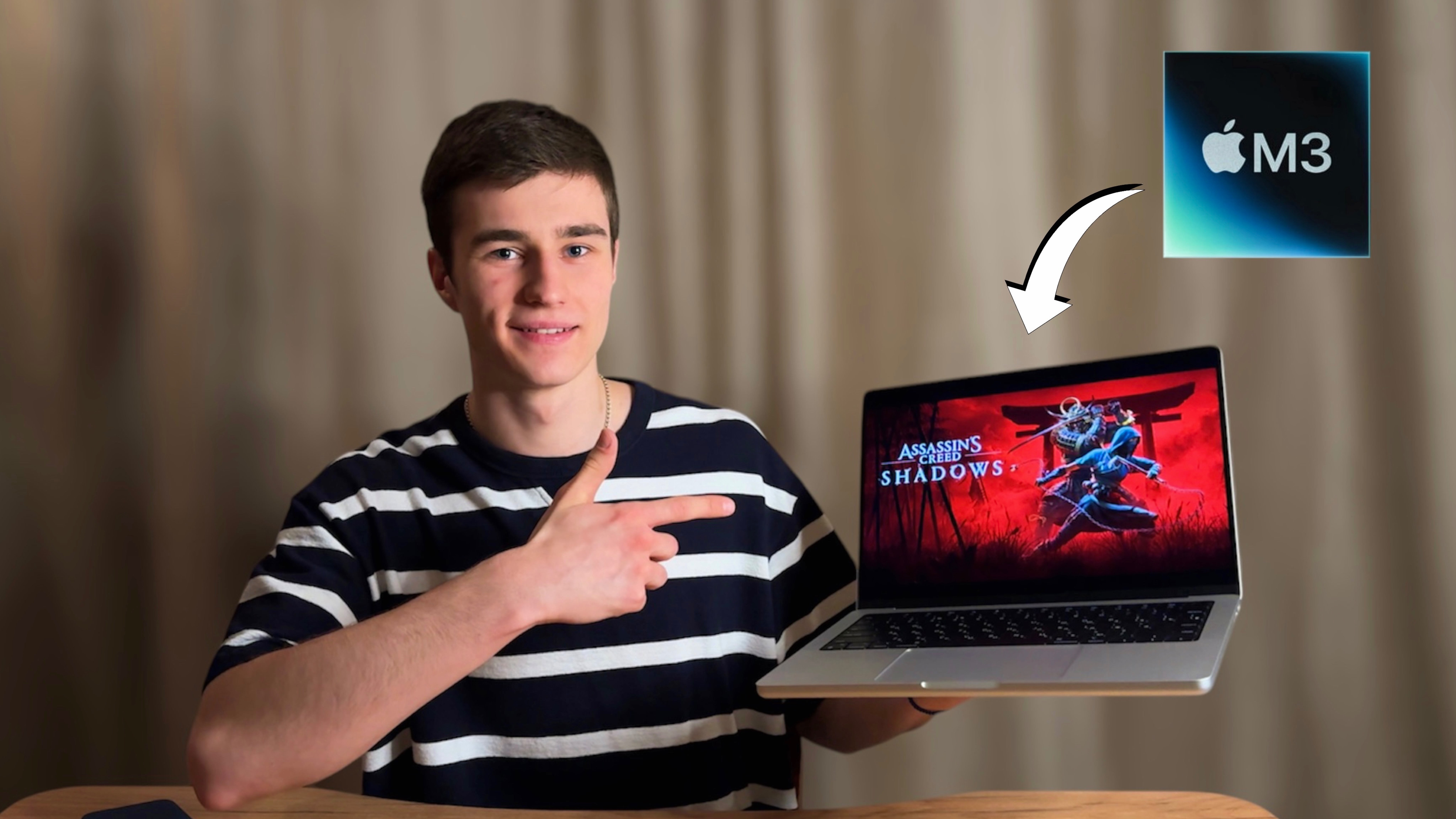 Assassin’s Creed Shadows на MacBook Pro M3 – это ПРОВАЛ? Тест и реальный FPS! смотреть онлайн