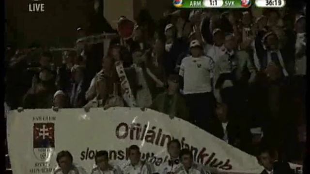 Armenia vs Slovakia UEFA EURO 2012 Qualification 8.10.2010 (Highlights) смотреть онлайн