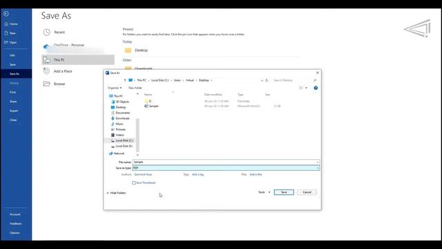 How To Save Word Document AS PDF ( Tutorial | Offline Way)