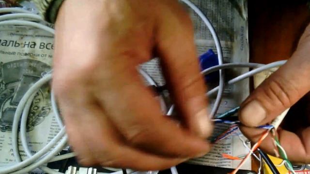 Удлинитель VGA из кабеля витая пара делаем сами. Отличный результат. смотреть онлайн