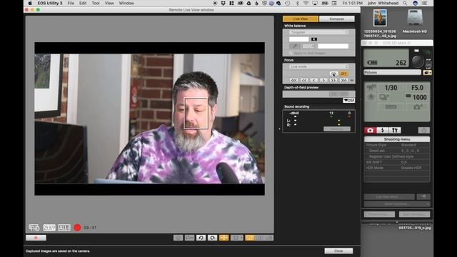 Canon's EOS Utility 3 Program And Remote Live View