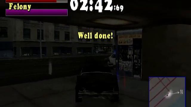 Driver (PSX) - The President's run - hard mode (gameplay with 1 saved state plus replay) смотреть онлайн