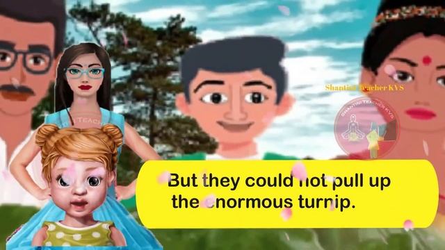 THE ENORMOUS TURNIP | CLASS 3 ENGLISH  UNIT-3 -PART-2 | PRACTICE READING