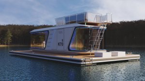Хаусбот К70 от Space Cabin и верфи  ArtHouse #хаусбот