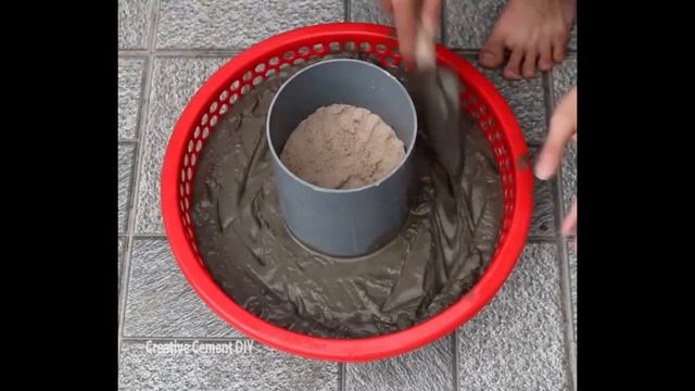 The way to cast cement stoves with plastic basket is both easy and saves gas смотреть онлайн