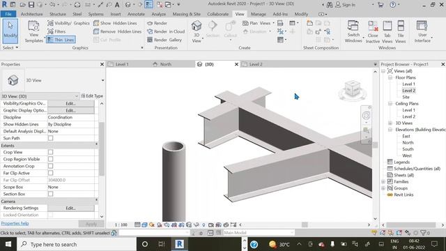 STEEL CONNECTION IN REVIT смотреть онлайн