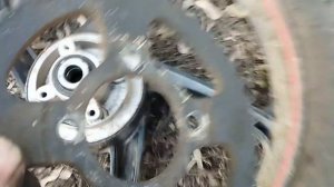 Замена звёзд на мопеде альфа. 17 передняя и 36 задняя звезда.