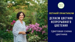 Летний практикум Делаем цветник непрерывного цветения - Цветовая схема цветника