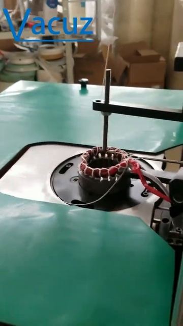 Automatic Induction Motor Stator Coil Wire Tie Binding Machine смотреть онлайн