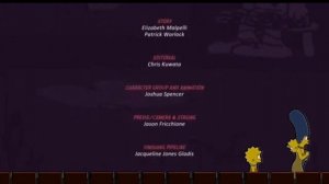 The Simpsons Theater The Peanuts Movie End Credits