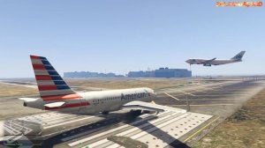 GTA V: Every Airbus Airplanes Emergency Landing Stunning Compilation (60FPS)
