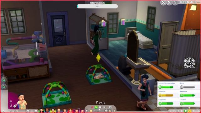 The Sims 4|| 100 детей. Пора прощаться, часть вторая. #100babychallengesims4 смотреть онлайн