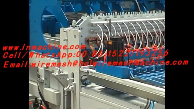 6-12mm CNC welded mesh machine смотреть онлайн