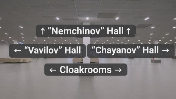 Timiryazev Center. Inside navigation