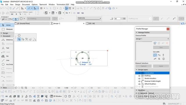 how to design table / small seat in Archicad WITH GLASS ON TOP смотреть онлайн