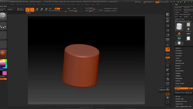 ZBrush Color Tutorial смотреть онлайн