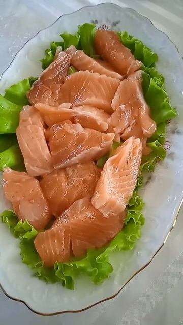 Соленая красная рыба, Salted Red Fish