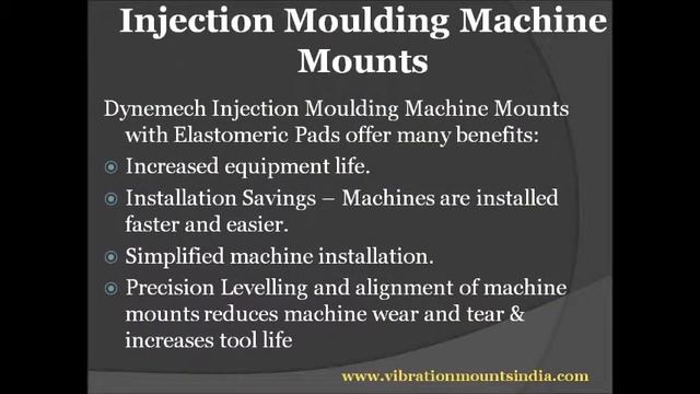 ANTI VIBRATION MACHINE MOUNTS INJECTION MOULDING смотреть онлайн