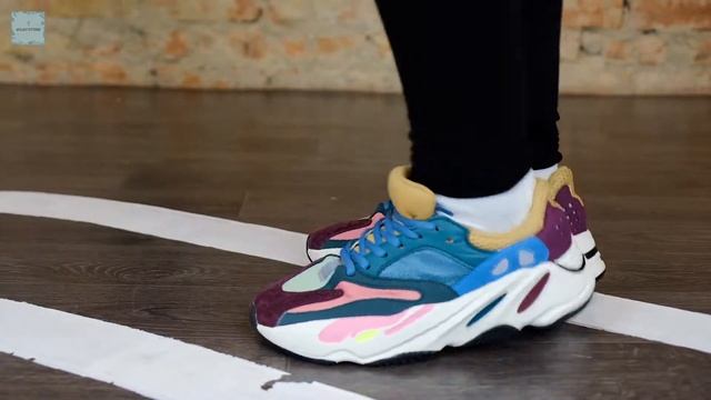 Adidas Yeezy Boost 700 blue puple смотреть онлайн