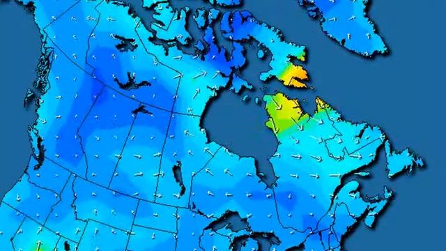Wind Map Animation for July 7th смотреть онлайн