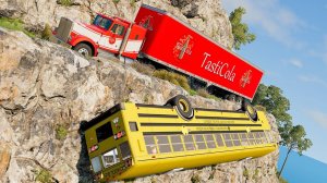 Машины против горных дорог - Потрясающий Beamng Нарезки из игры