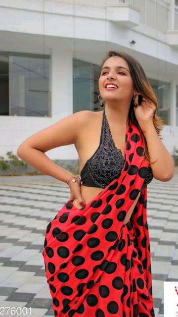 Polka Dot georgette sarees on meesho only in rs.280.meesho# shorts# video# смотреть онлайн