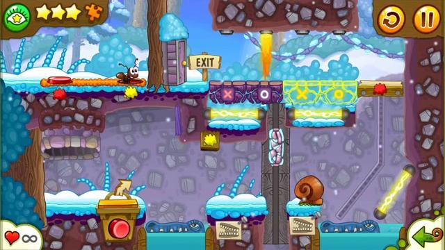 Let's Play - Snail Bob 2, Level 4-18, Winter Story смотреть онлайн