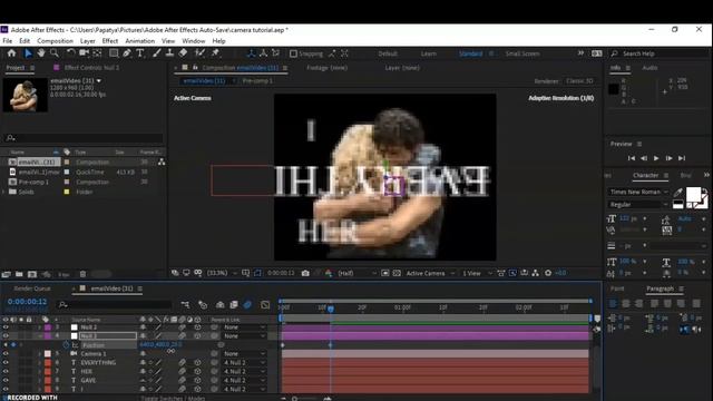 3D camera | after effects tutorial смотреть онлайн