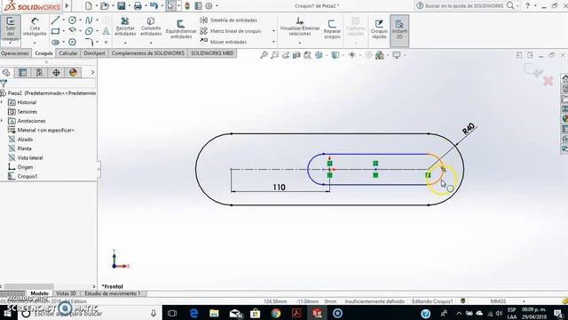 Practica 6 SolidWorks смотреть онлайн