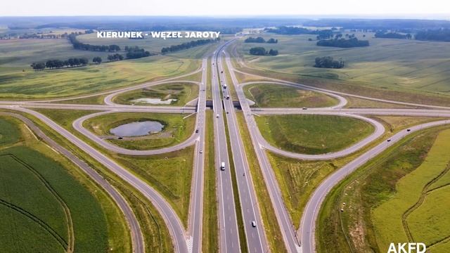 Węzeł Olsztyn Pieczewo | Droga S16 + 53 | Obwodnica Olsztyna | 07.2022 | DRON AKFD смотреть онлайн