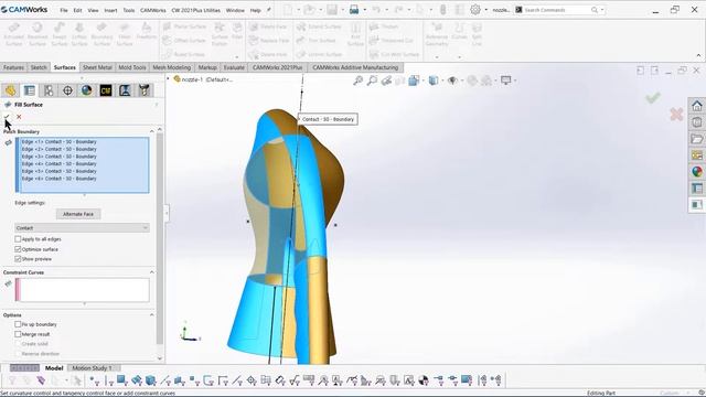 Surfacing Tutorial in SolidWorks | CAMworks смотреть онлайн