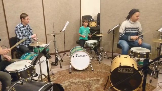 Репетиция в студии Осинского.