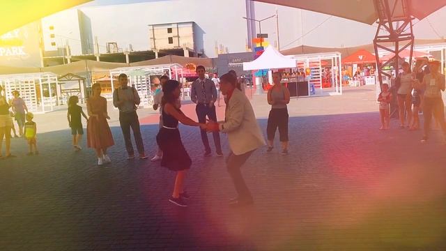 Школа буги-вуги "Элвис" Sky family park 11.09.2016 смотреть онлайн