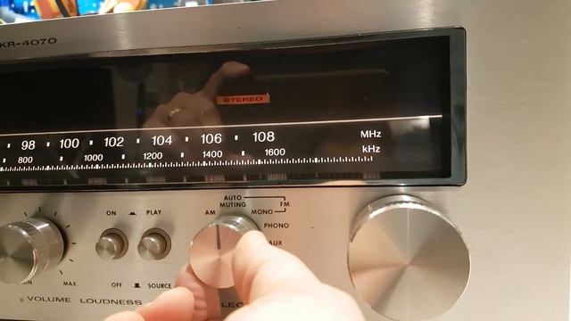 KENWOOD KR-7040 receiver test смотреть онлайн