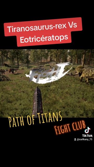 On patrouille en Eotricératops #pathoftitans #gaming #survival #eotriceratops смотреть онлайн
