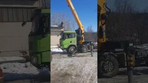 Кран манипулятор грузоподьемностью  16 тонн.