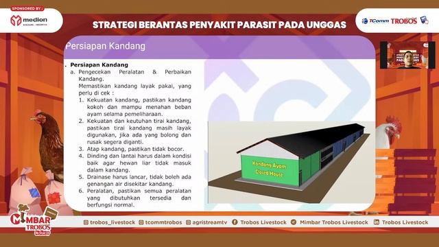 MIMBAR TROBOS LIVESTOCK #39 - STRATEGI BERANTAS PENYAKIT PARASIT PADA UNGGAS смотреть онлайн