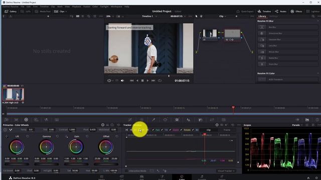 How to Blur a Moving Object in Davinci Resolve 18.5 ✅ смотреть онлайн