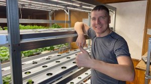 Сборка стеллажа для выращивания салатов