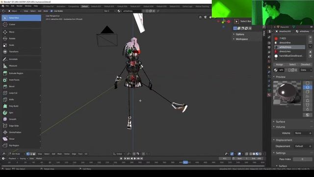 Adding polygons to the Butt area mesh in blender смотреть онлайн