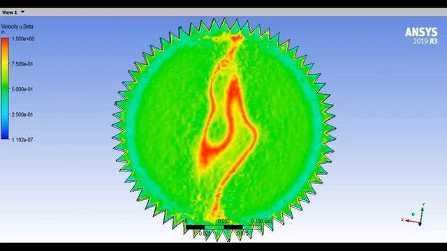 Gear modeling in Ansys CFX смотреть онлайн