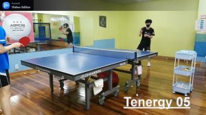 Tenergy19 Tenergy05 Dignics09c Comparison Part 1 Forehand