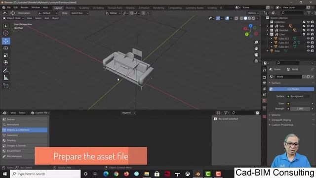 24-Blender Basic - พื้นฐานการใช้ Asset Manager (Alpha) смотреть онлайн