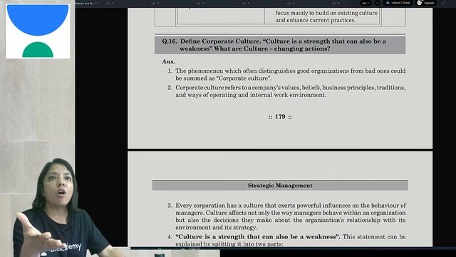 Revise Strategic Management | Part 7 | For CA Inter | With Meeta Mangal | Unacademy CA смотреть онлайн