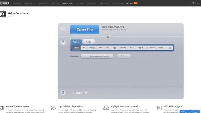 Using Online Video Converter смотреть онлайн