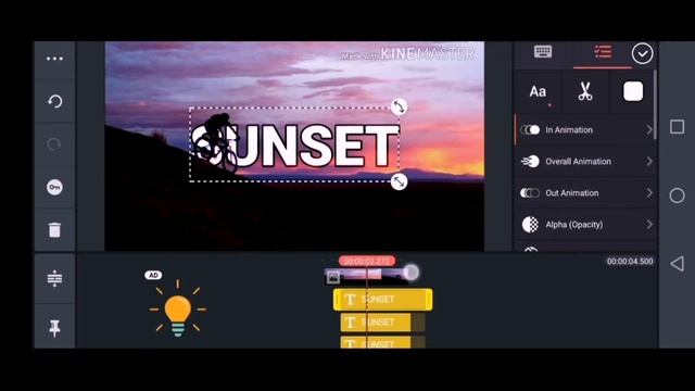 How To Make Title In A Box Using KineMaster [TUTORIAL]