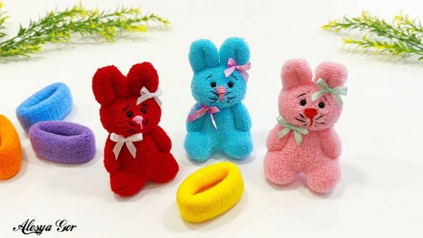 Как сделать ЗАЙЧИКА из резинок 🐰 ИГРУШКИ СВОИМИ РУКАМИ🐰