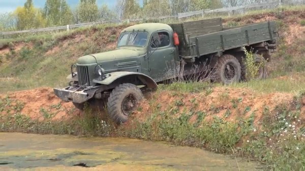 Мощь! ЗИЛ-157 на бездорожье!